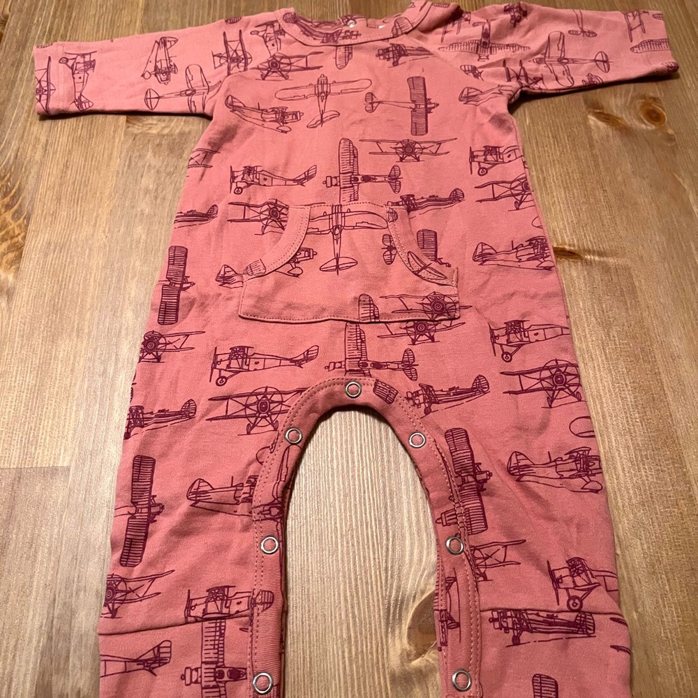 Airplane themed sweatshirt one piece. New w/ tags